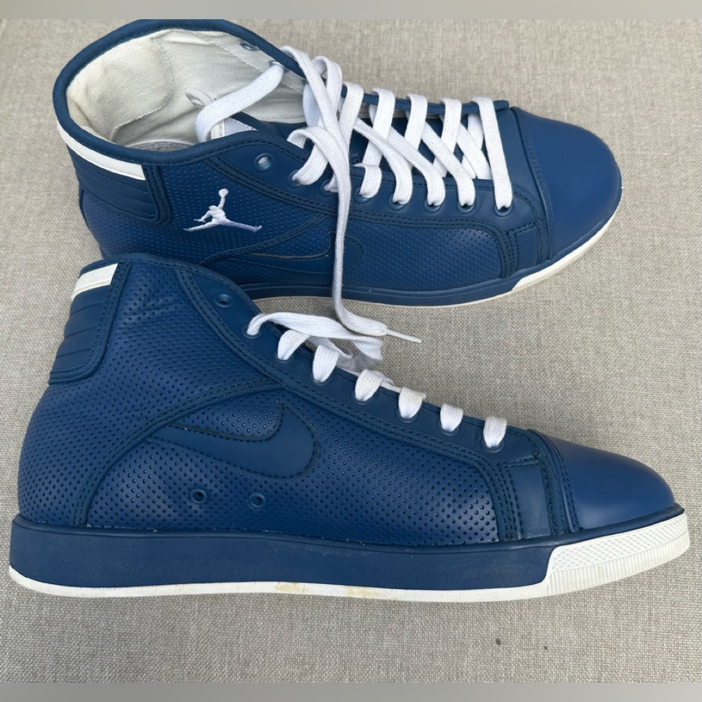Jordan Sky High Retro Blue White Men’s Sneakers, Size 10.5
